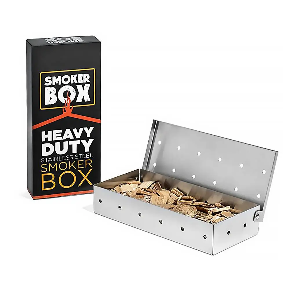 Smoker Box Wood Chip - HQ رقائق الخشب شواء صندوق المدخن