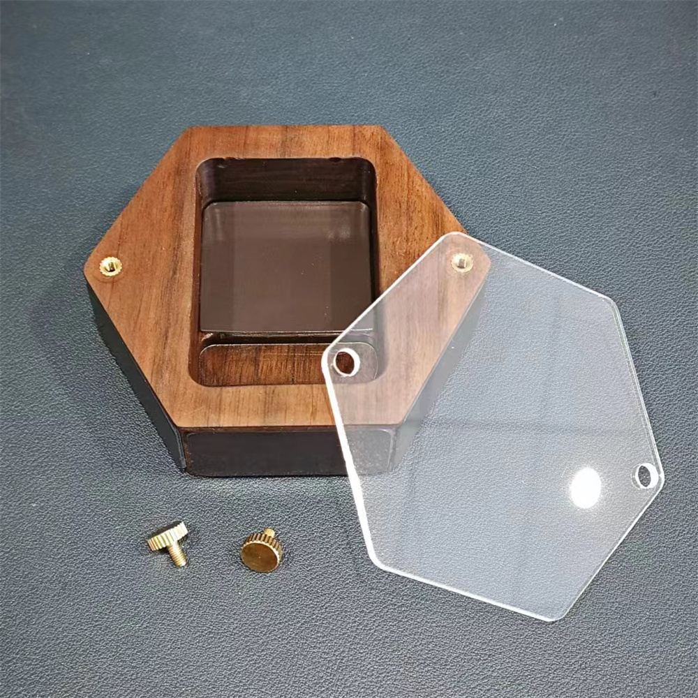 صندوق عرض ولاعة سداسي خشبي ، م - مراجعة Smoker Box Wood Chip وسعره