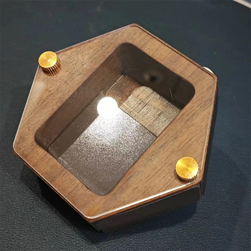 صندوق عرض ولاعة سداسي خشبي ، م - مراجعة Smoker Box Wood Chip وسعره