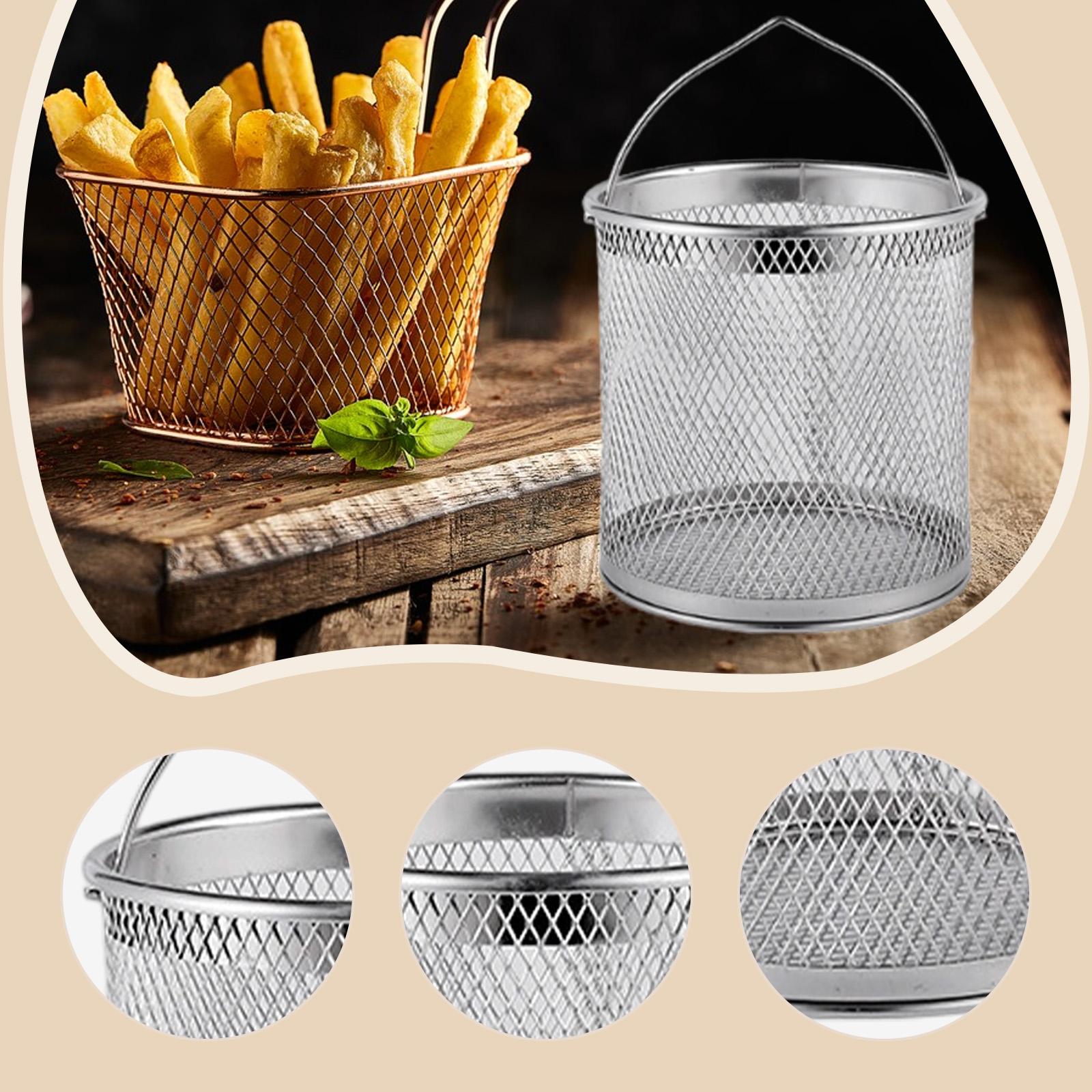 سلة قلي عميقة من الستانلس ستيل - مراجعة Home Cooking Oil Filter وسعره