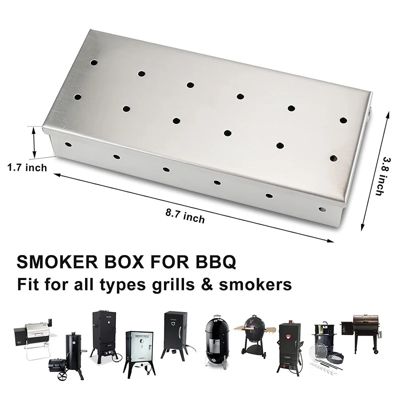 صندوق تدخين من الفولاذ المقاوم - مراجعة Smoker Box Wood Chip وسعره