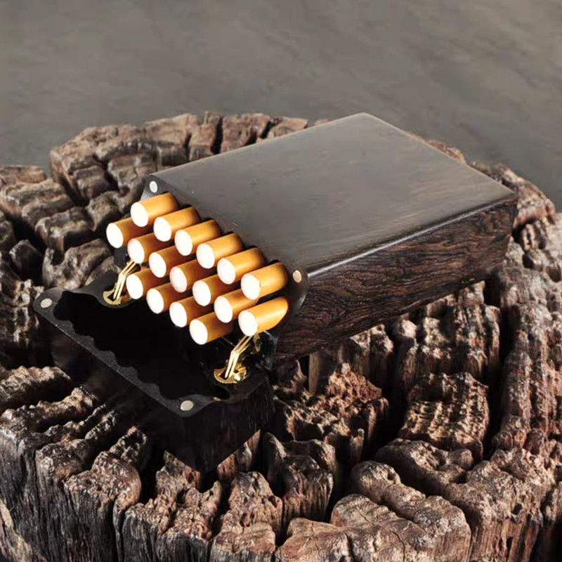 علبة سجائر خشب الأبنوس قابلة ل - مراجعة Smoker Box Wood Chip وسعره