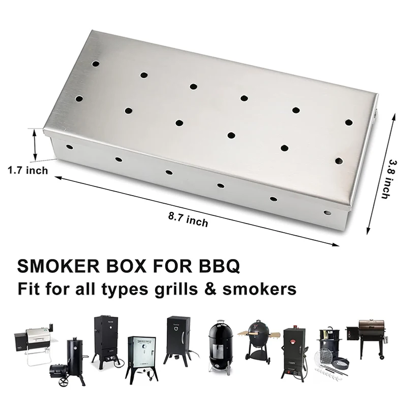 صندوق تدخين من الفولاذ المقاوم - مراجعة Smoker Box Wood Chip وسعره